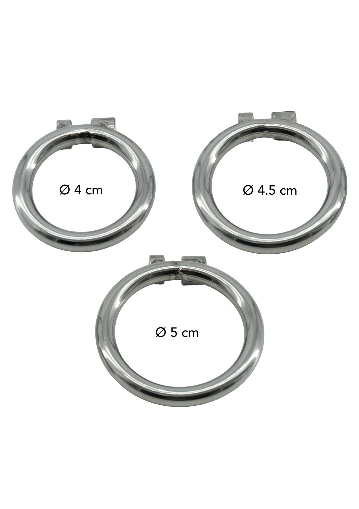 Chestity Cock Harness X-Short SILVER - 5