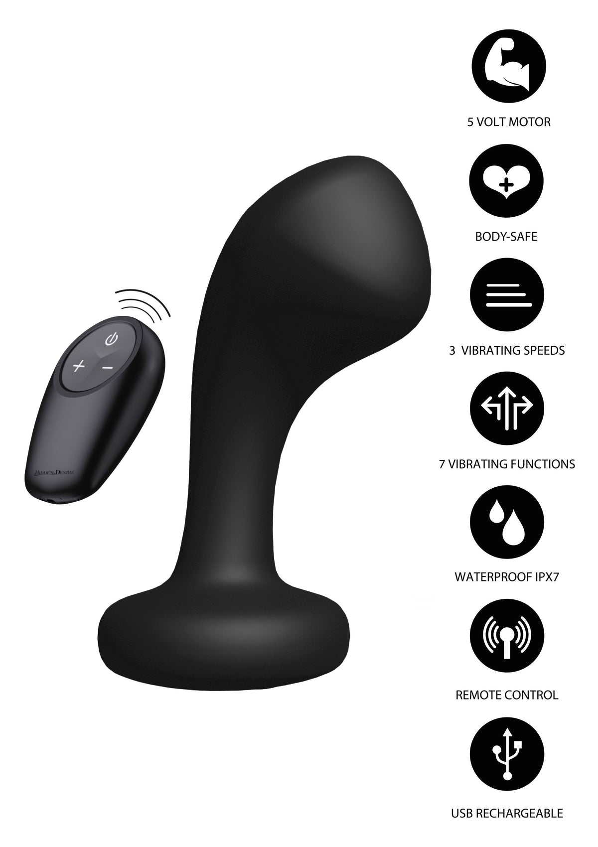Bullshead Power Anal Plug BLACK - 4