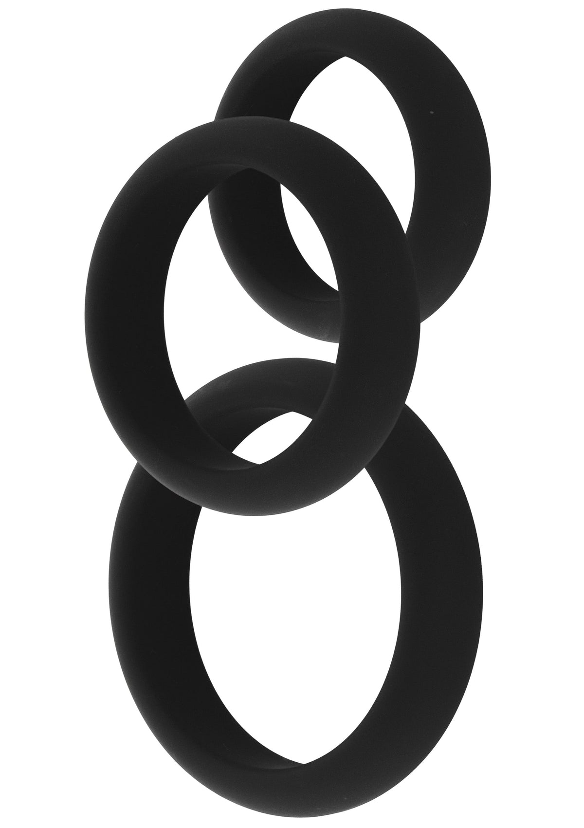 Stamina Premium C-Rings 3 Pcs Set BLACK - 4