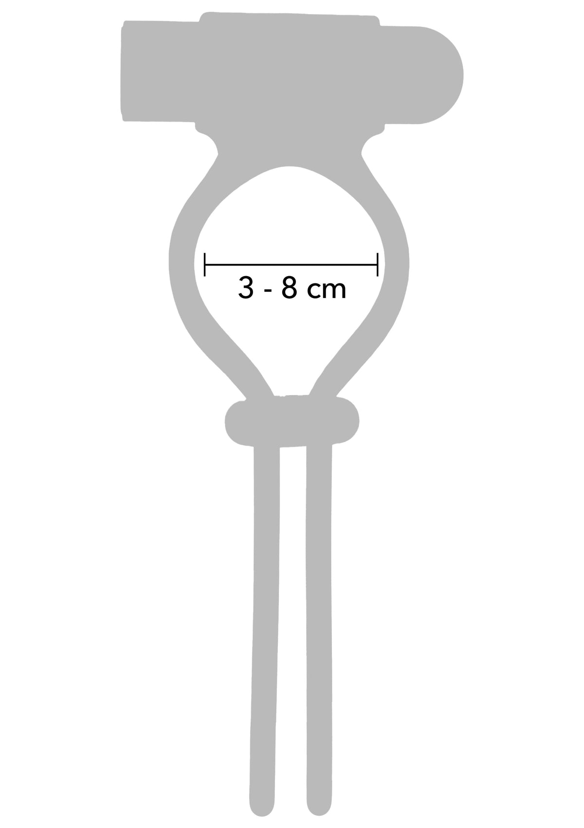 Vibrating & Adjustable C-Ring BLACK - 5