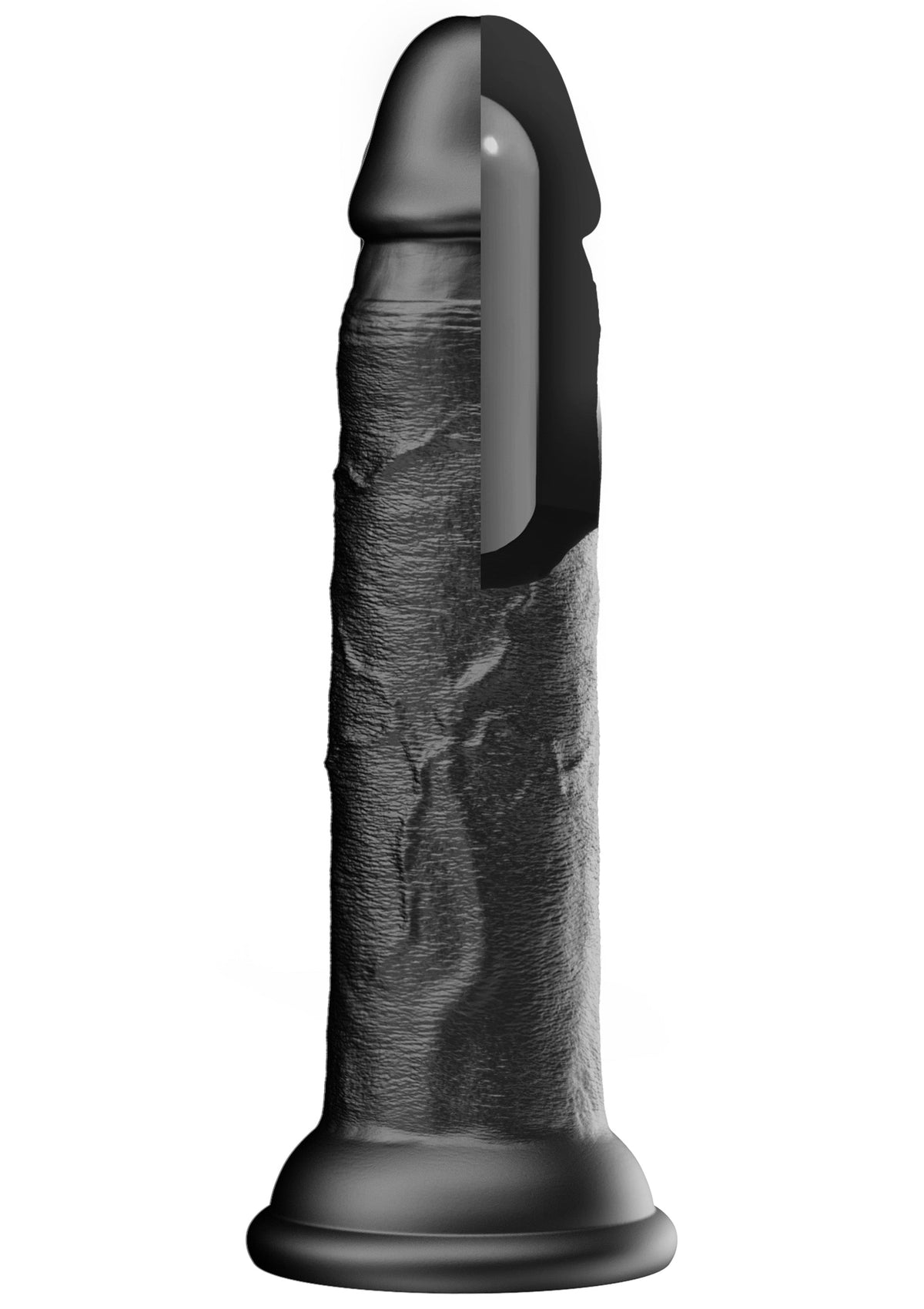 Realistic Dong Liquid Silicone 19 cm BLACK - 5