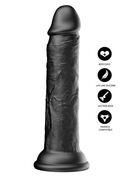 Realistic Dong Liquid Silicone 19 cm BLACK - 6