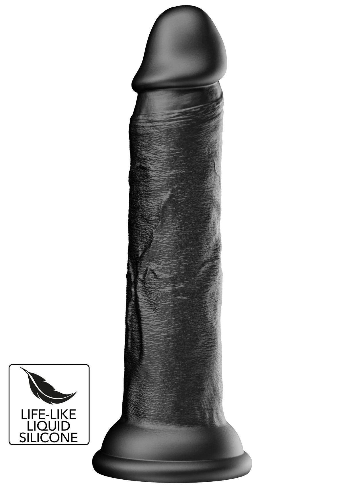Realistic Dong Liquid Silicone 23 cm BLACK - 0