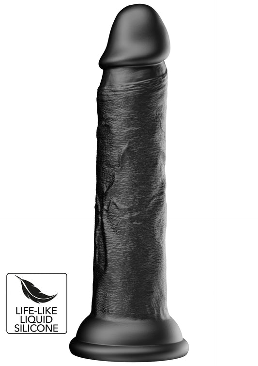 Realistic Dong Liquid Silicone 23 cm - Schwarz