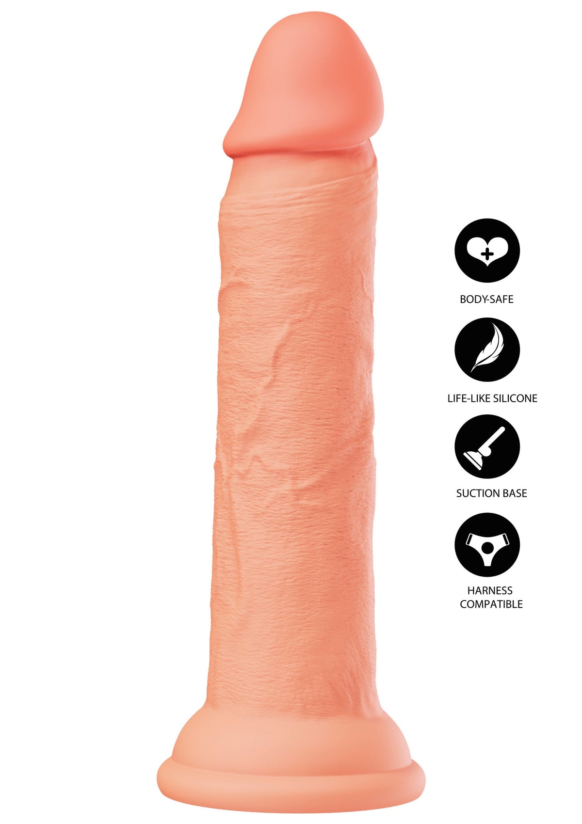 Realistic Dong Liquid Silicone 23 cm SKIN - 5
