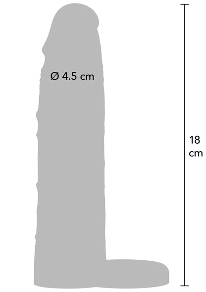 Penis Sleeve Liquid Silicone Ring 18 cm SKIN - 5