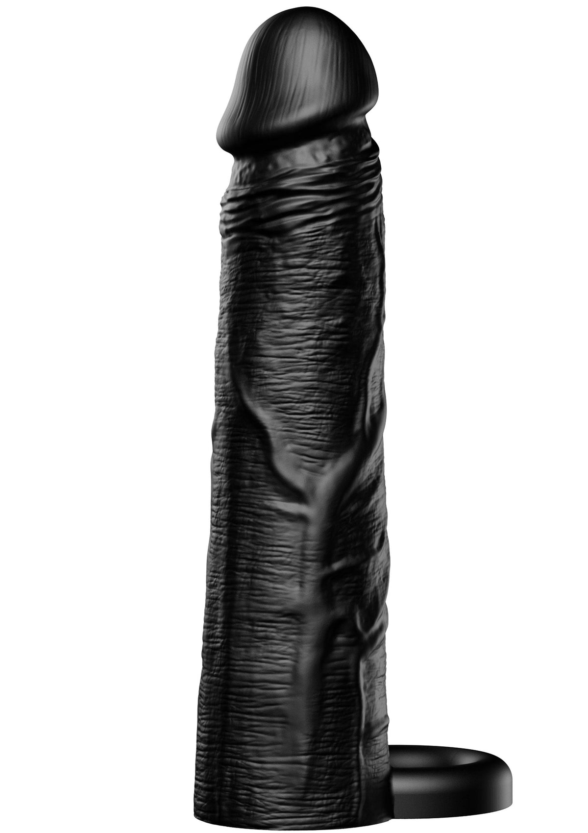Penis Sleeve Liquid Silicone Ring 20 cm BLACK - 2