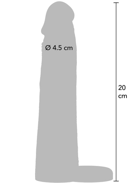 Penis Sleeve Liquid Silicone Ring 20 cm SKIN - 5