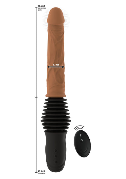 Realistic Double Thrusting Vibrator SKIN - 3