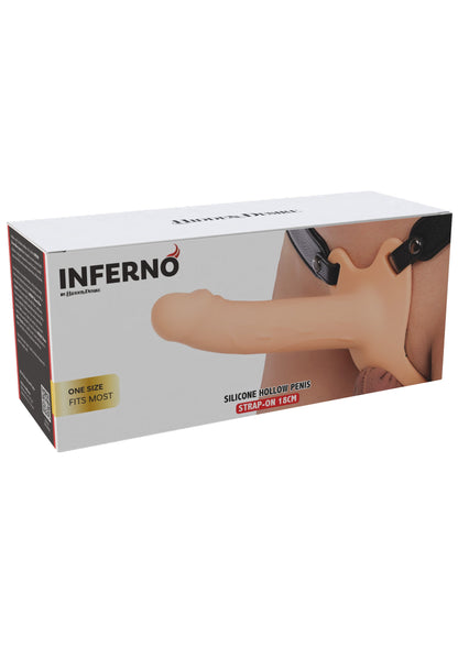 Hollow Penis Strapon 18cm SKIN - 1