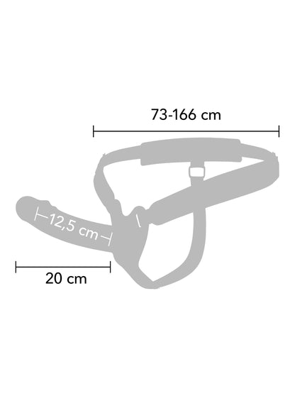 Hollow Penis Strapon 20cm SKIN - 5