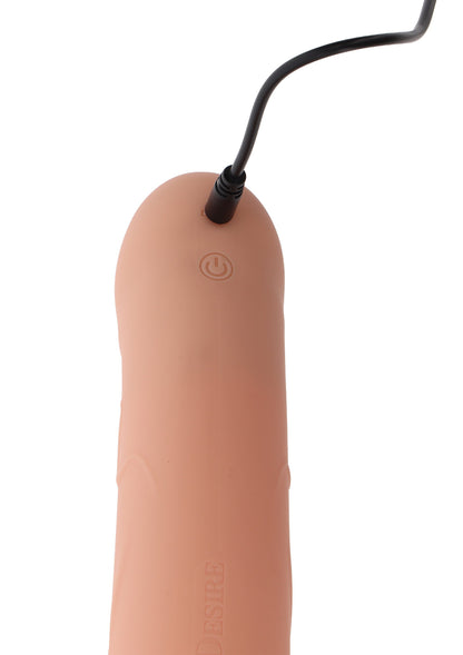 Hollow Penis Strapon Vibrating 18cm SKIN - 4