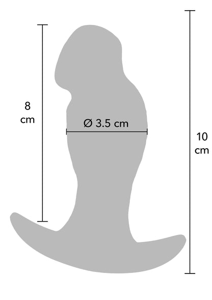 Realistic Buttplug Liquid Silicone 10 cm SKIN - 2