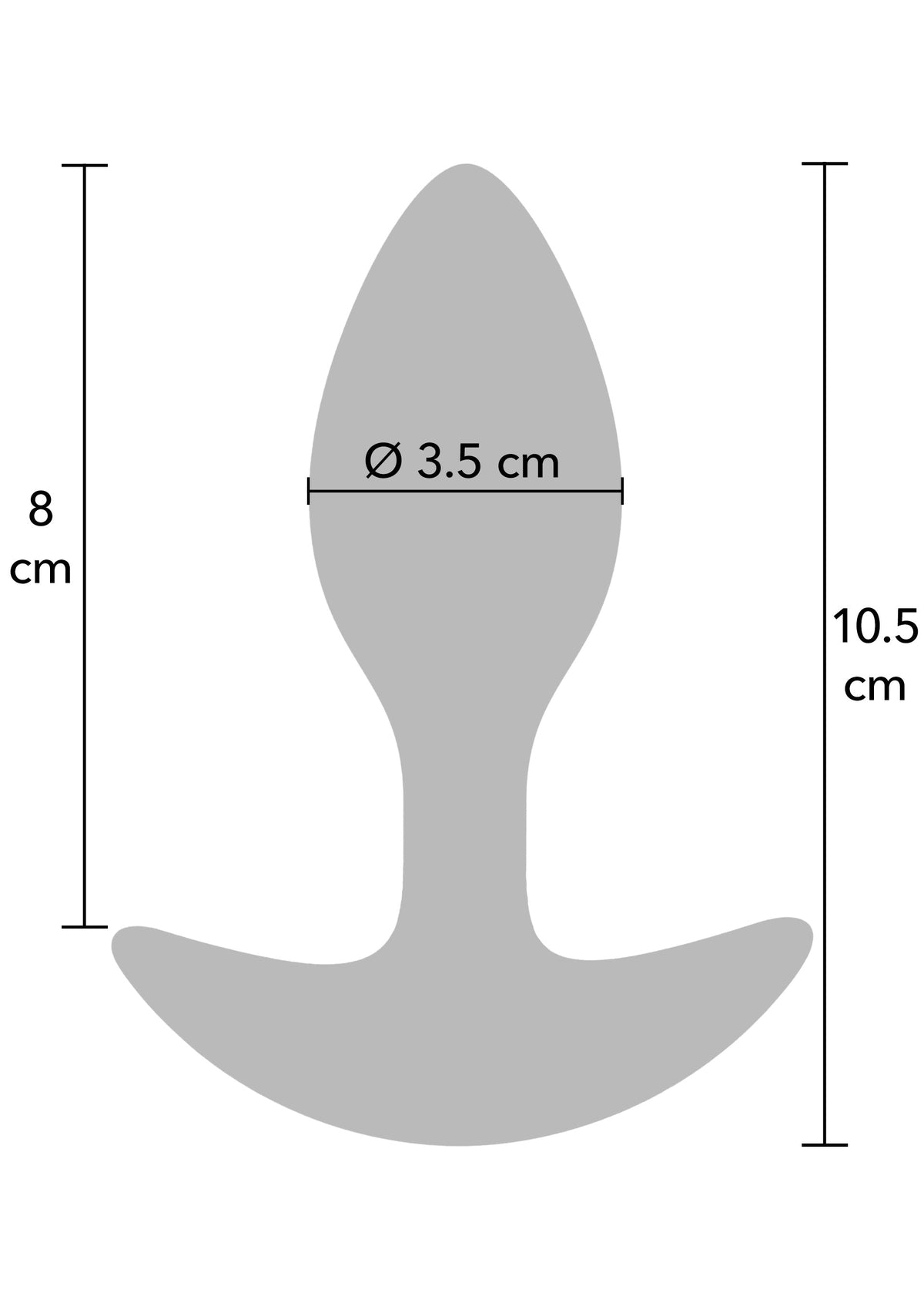 Weighted Anal Plug 185g BLACK - 2