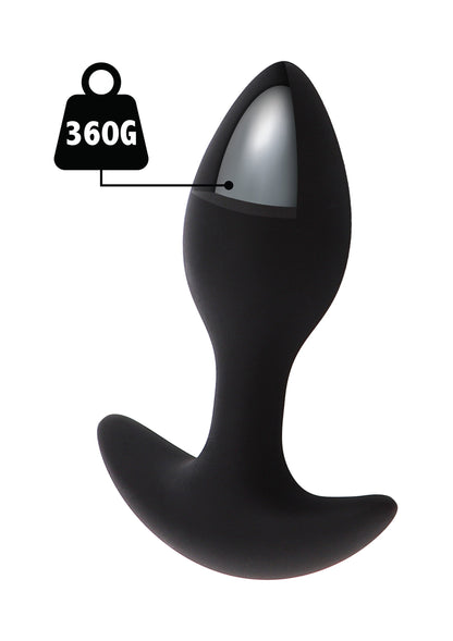 Weighted Anal Plug 360g BLACK - 0