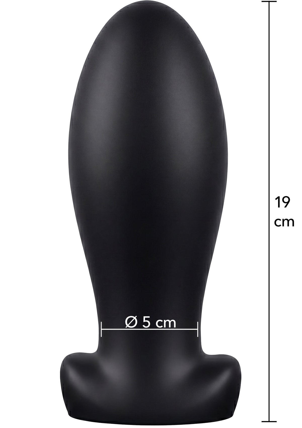 Heavy Anal Stretcher Plug XL BLACK - 4