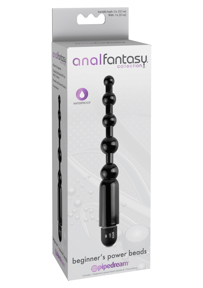 Pipedream Anal Fantasy Beginners Power Beads BLACK - 2