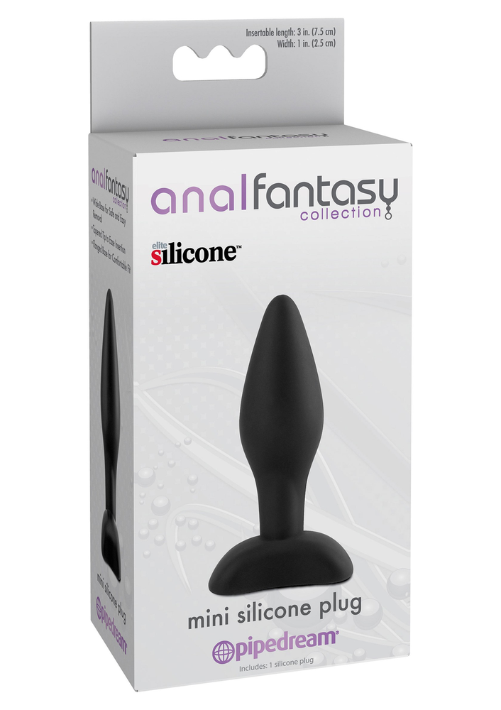 Pipedream Anal Fantasy Mini Plug BLACK - 2