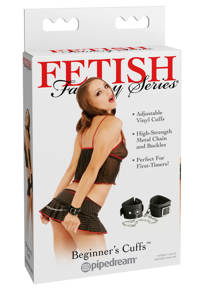 Pipedream Fetish Fantasy Beginners Cuffs BLACK - 1