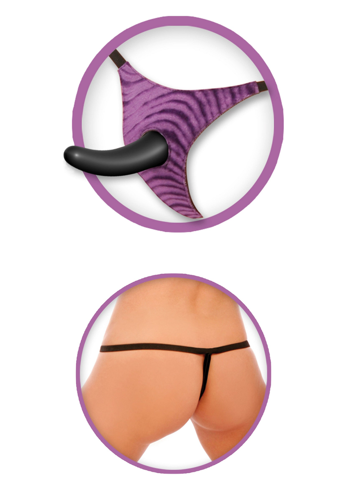Pipedream Fetish Fantasy Vibrating Strap-On For Him BLACK - 5