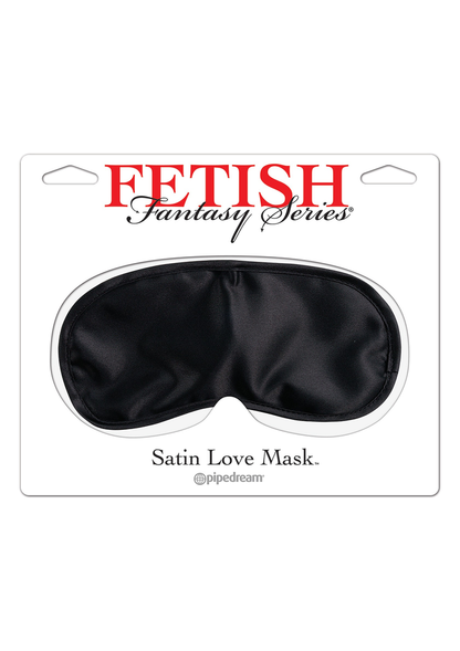 Pipedream Fetish Fantasy Satin Love Mask BLACK - 1