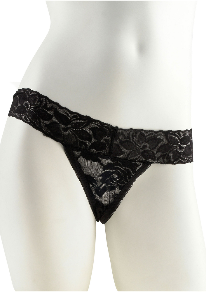 Pipedream Fetish Fantasy Hanky Spank Me Vibrating Panty BLACK O/S - 4