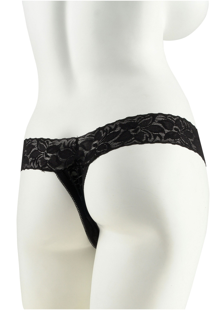 Pipedream Fetish Fantasy Hanky Spank Me Vibrating Panty BLACK O/S - 1
