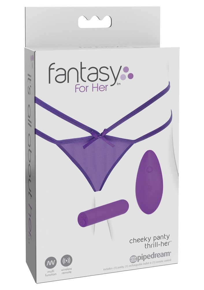 Pipedream Fantasy For Her Cheeky Panty Thrill-Her PURPLE - 3