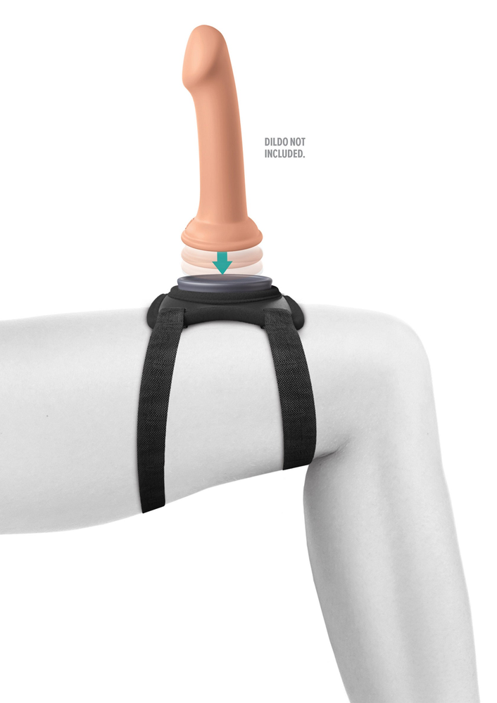 Pipedream Body Dock Lap Strap Harness BLACK - 5