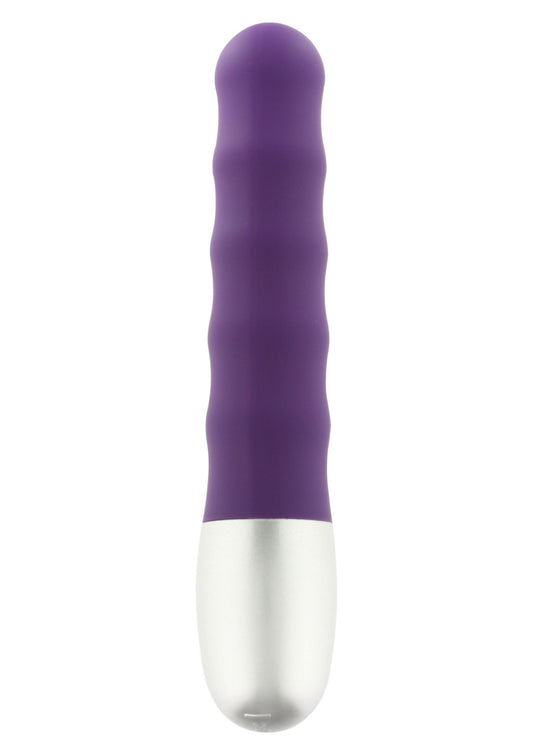 Seven Creations Discretion Ribbed Vibrator - Lila