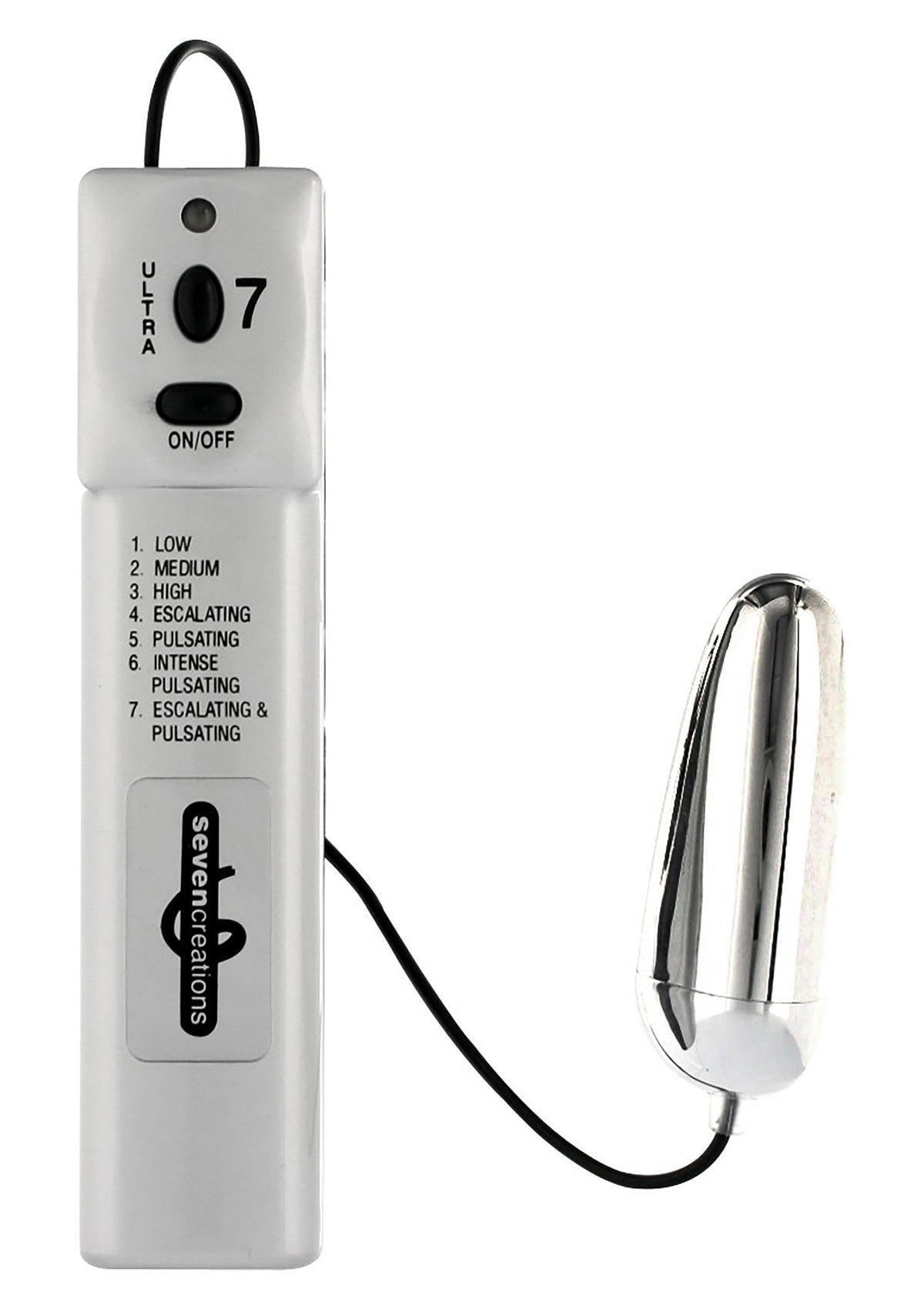 Ultra 7 Vector Egg Vibrating WHITE - 0