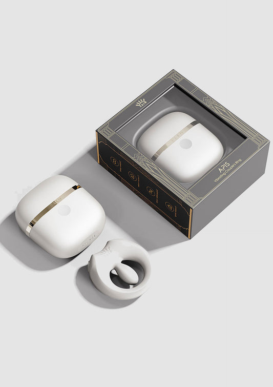 Apis Vibrating Couples Ring - Weiß
