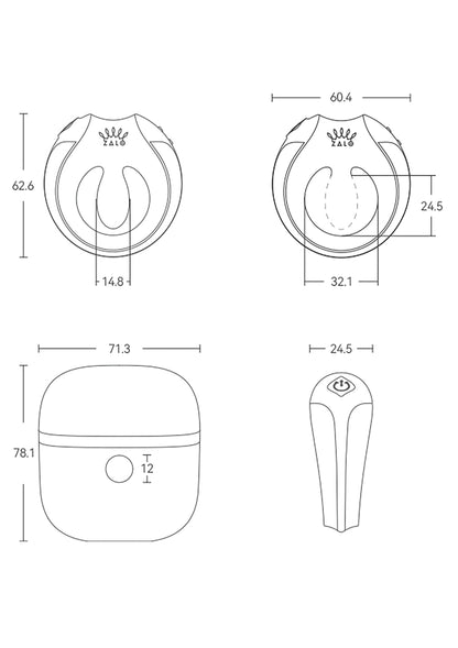 Apis Vibrating Couples Ring WHITE - 5