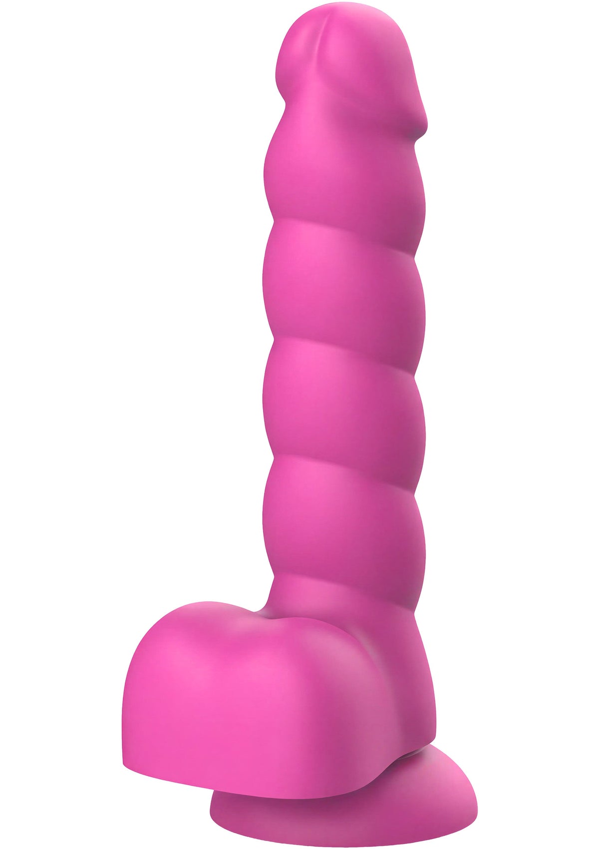 Spiral Tease Dildo Silicone M PINK - 4