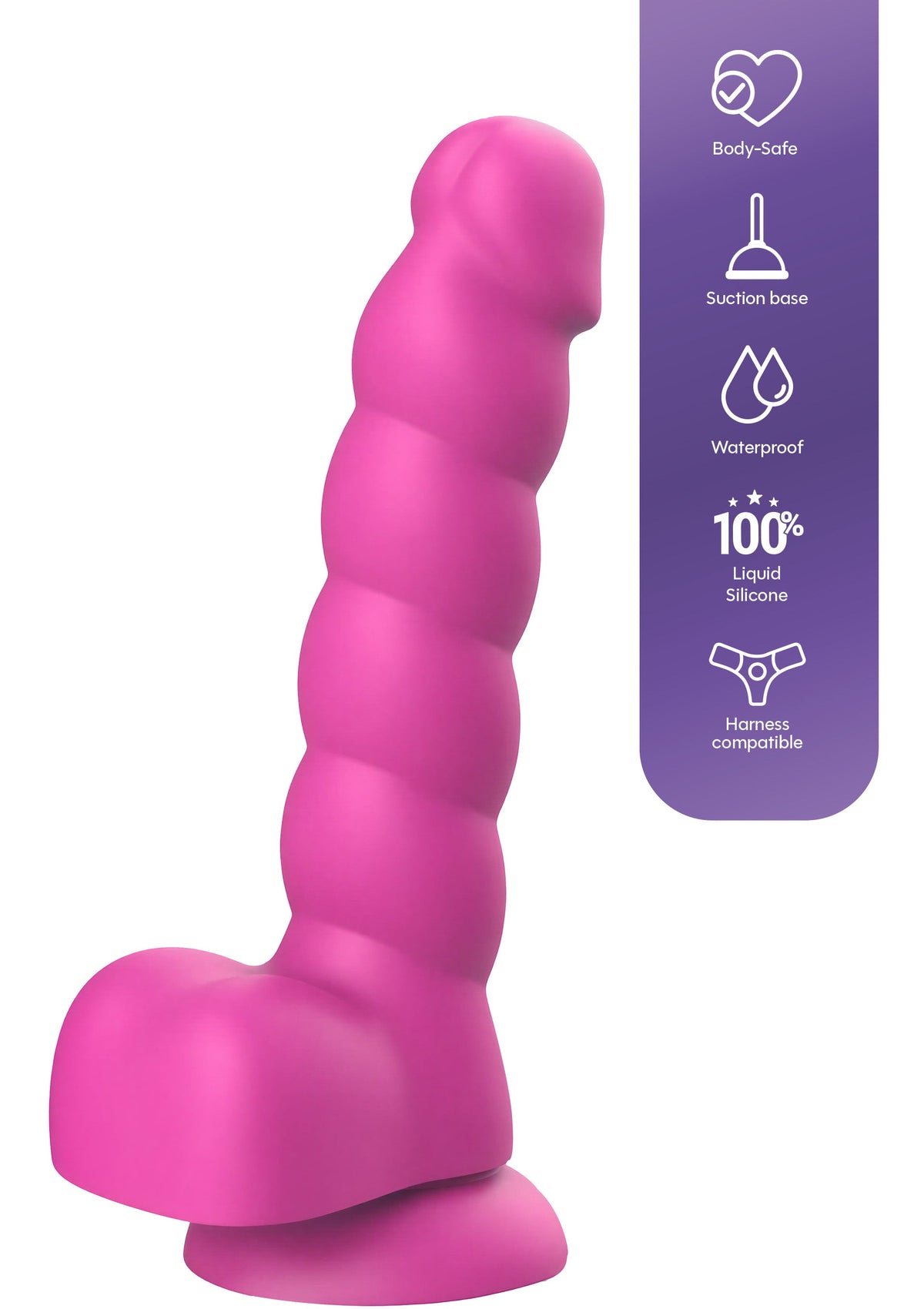 Spiral Tease Dildo Silicone M PINK - 6