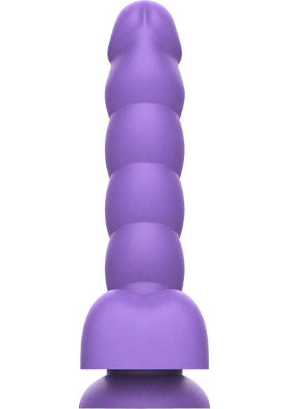 Spiral Tease Dildo Silicone L PURPLE - 5