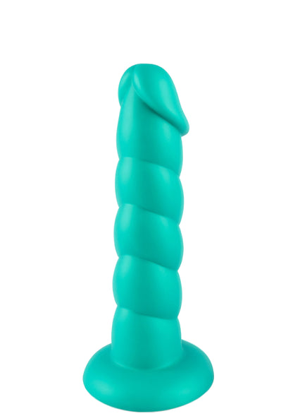 Spiral Tease Dong Silicone S GREEN - 0