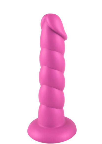 Spiral Tease Dong Silicone M PINK - 0
