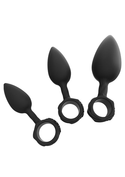 Anal Training Plugs BLACK - 0