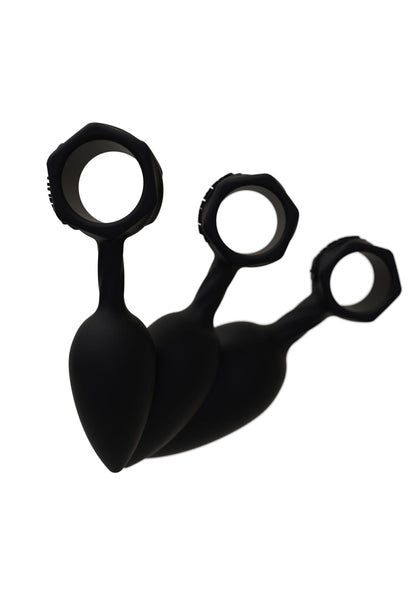 Anal Training Plugs BLACK - 5