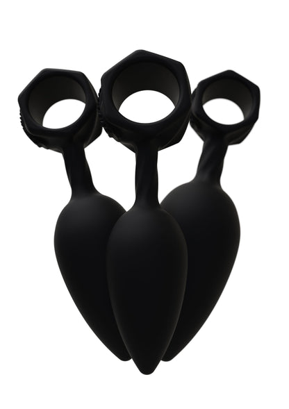 Anal Training Plugs BLACK - 1