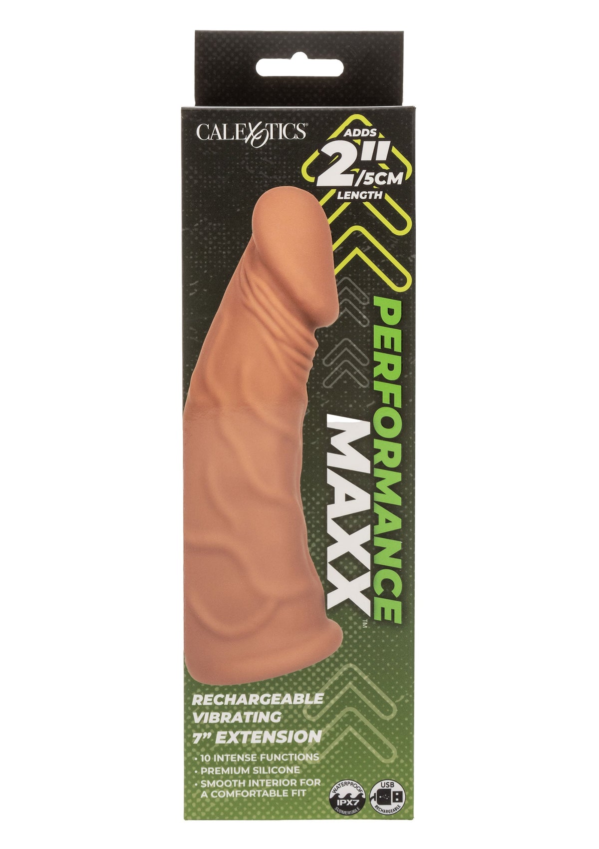 Vibrating Extension 7 Inch 17.25cm CARAMEL - 1