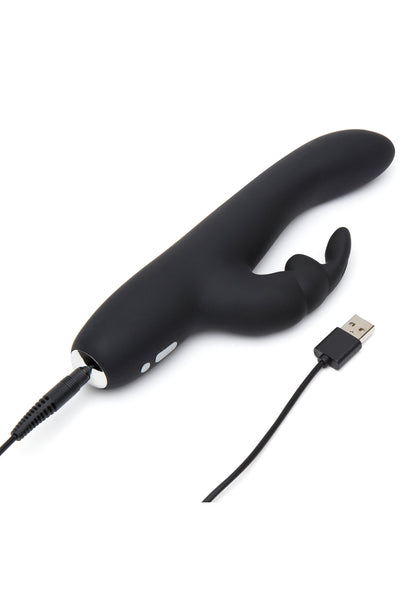 Slimline Rabbit Vibrator BLACK - 3