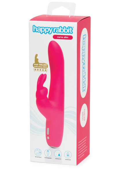 Slimline Curve Rabbit PINK - 2