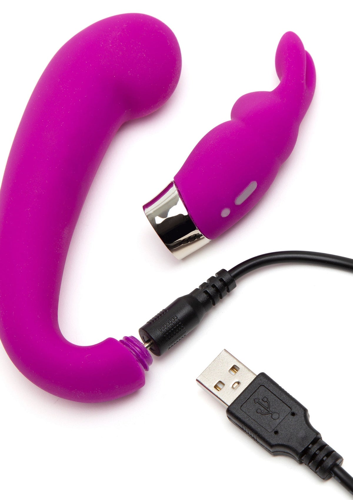 G-Spot Clitoral Curve Vibrator PURPLE - 4