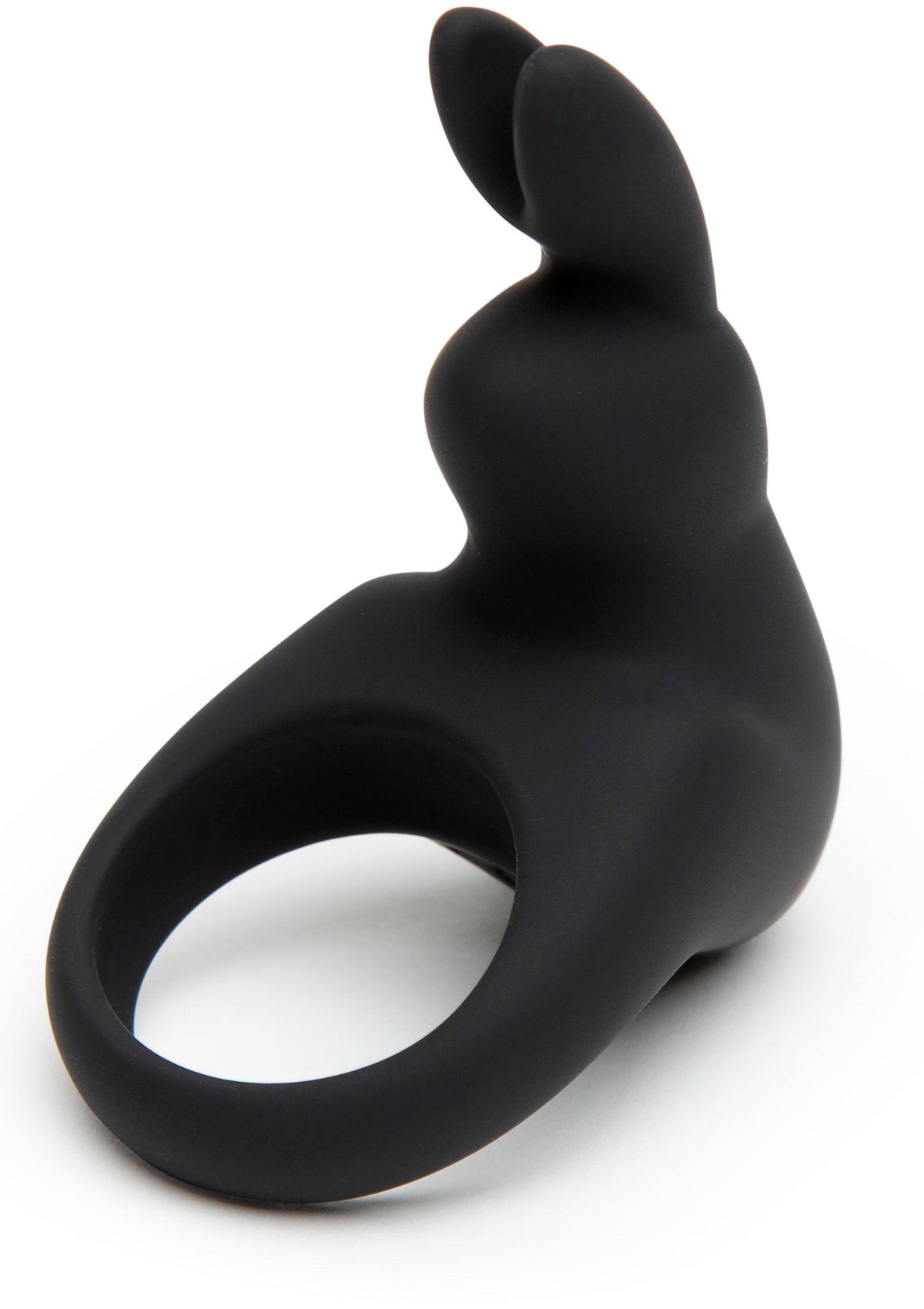 Silicone Rabbit Cock Ring BLACK - 0