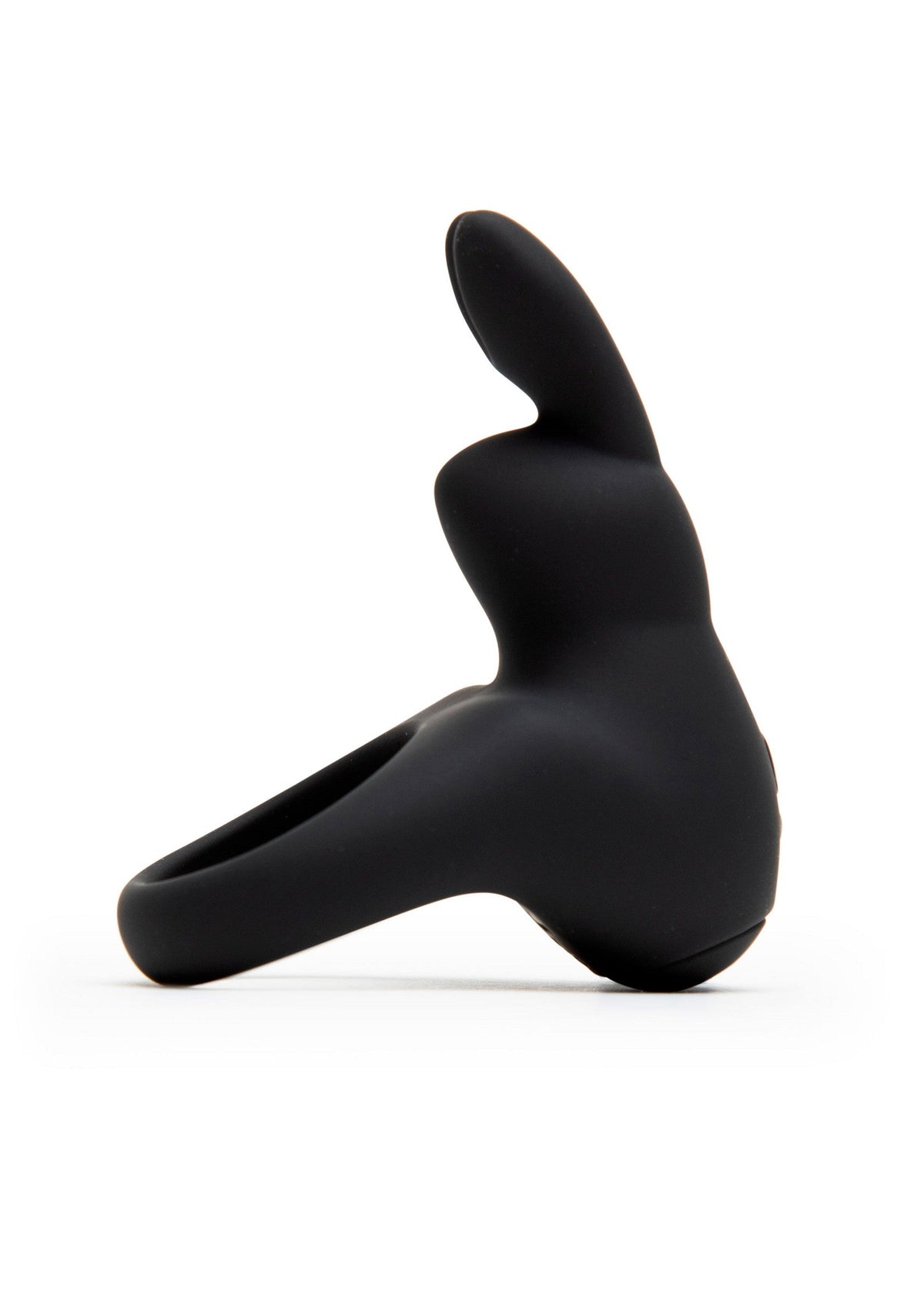 Silicone Rabbit Cock Ring BLACK - 2