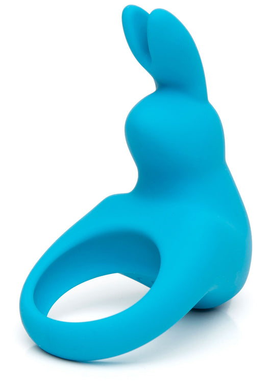 Silicone Rabbit Cock Ring - Blau