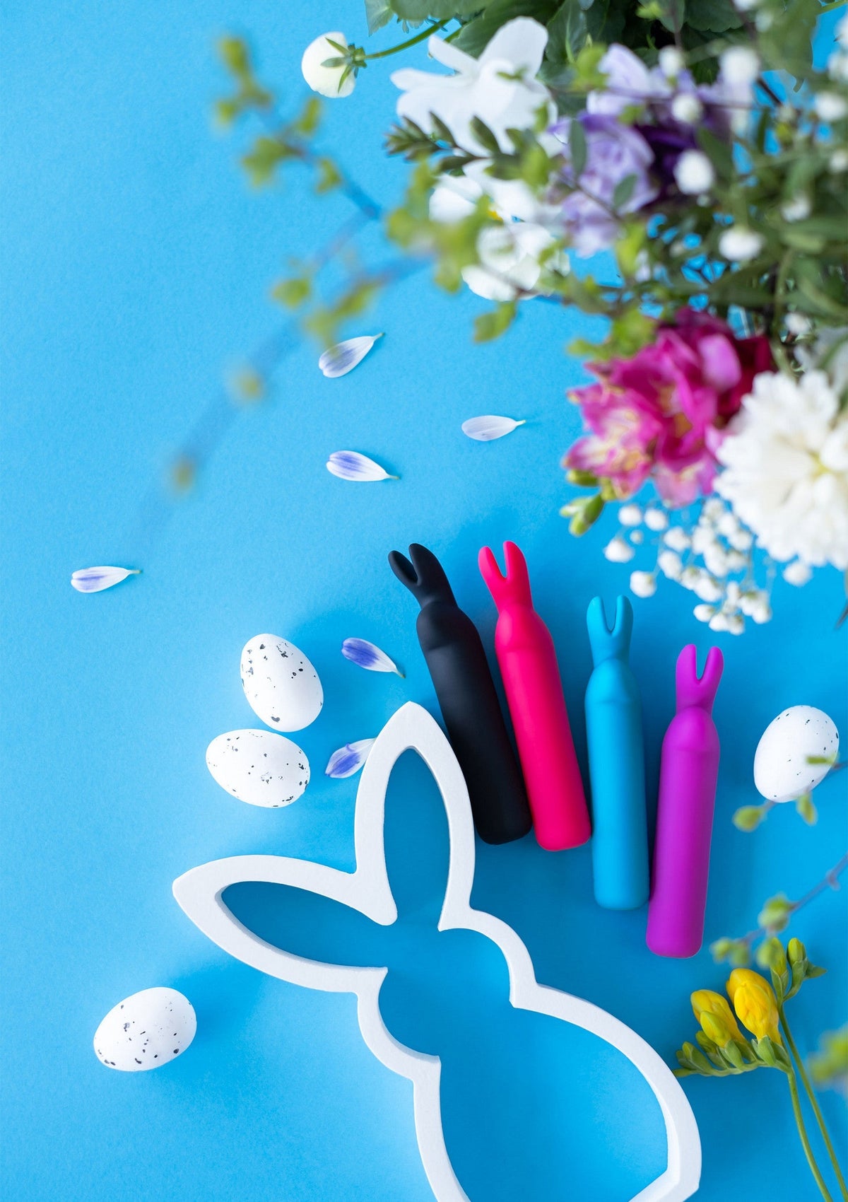 Silicone Rabbit Ears Bullet BLACK - 5