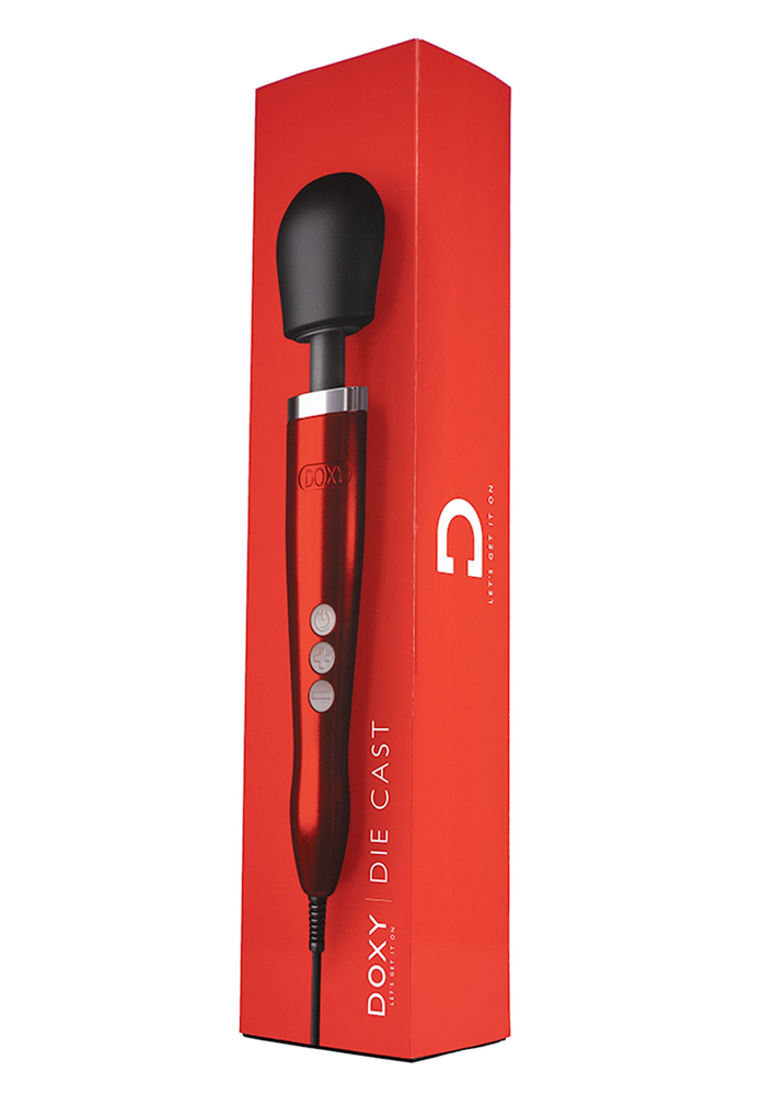 Doxy Massager DOXY Die Cast Metal Massager RED - 3